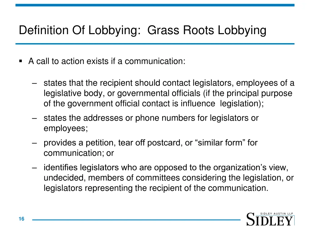 definition of lobbying grass roots lobbying 1