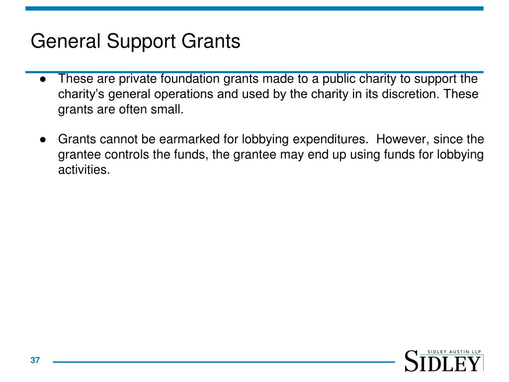 general support grants