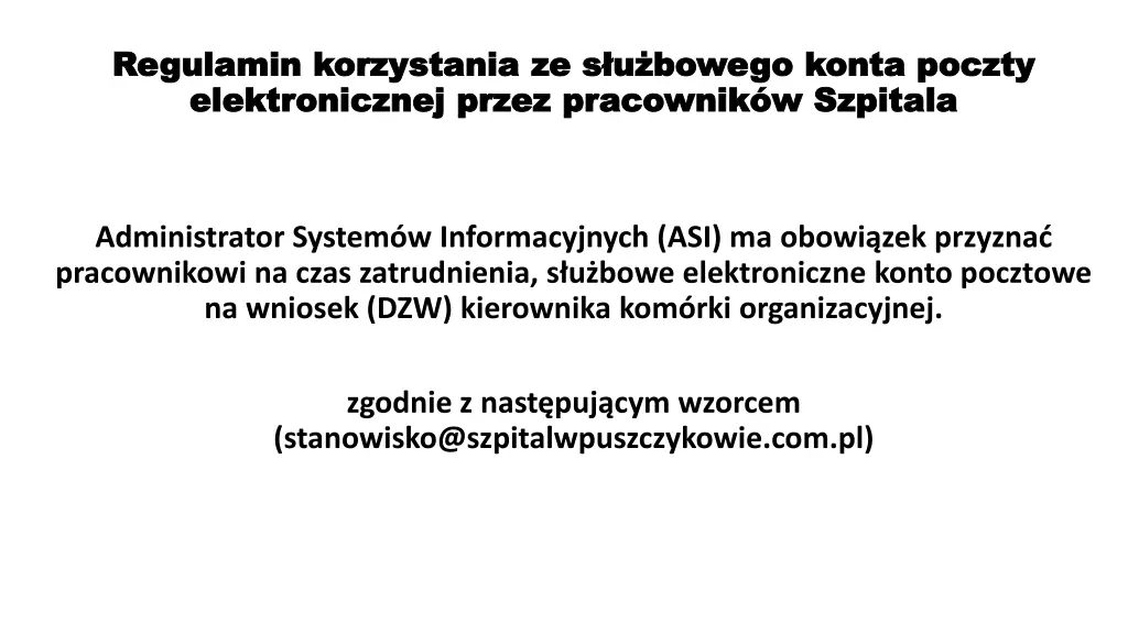 regulamin regulamin korzystania ze s u bowego