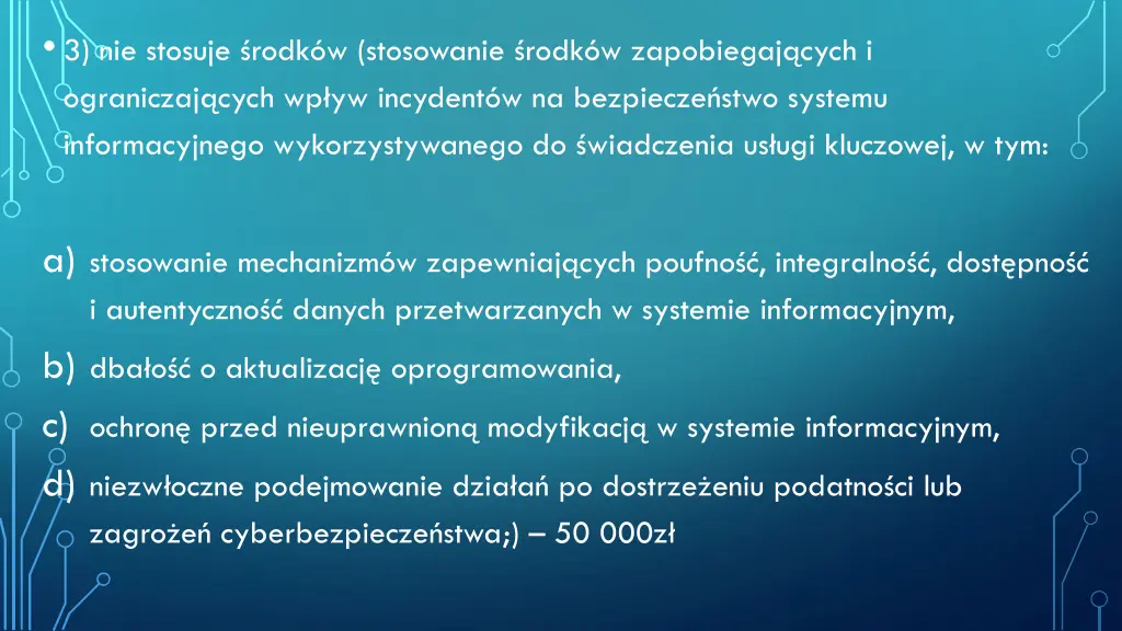 3 nie stosuje rodk w stosowanie rodk w zapobiegaj