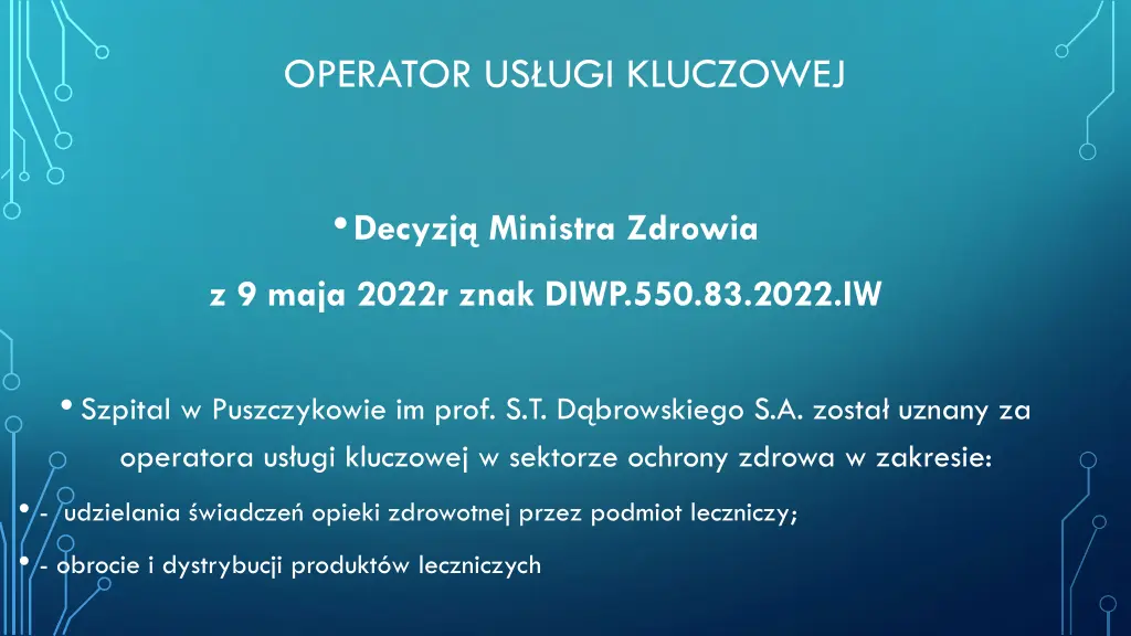 operator us ugi kluczowej