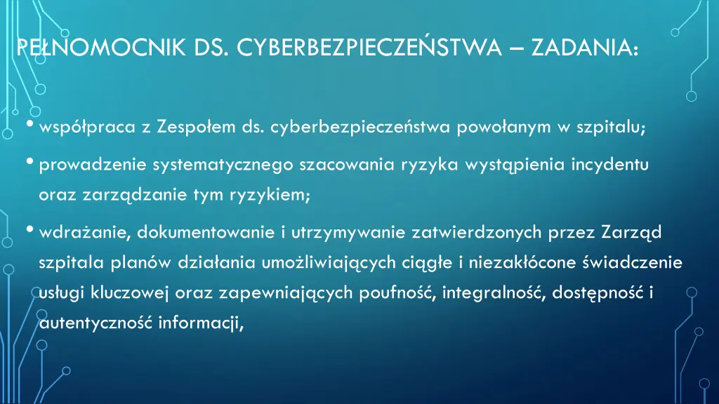 pe nomocnik ds cyberbezpiecze stwa zadania