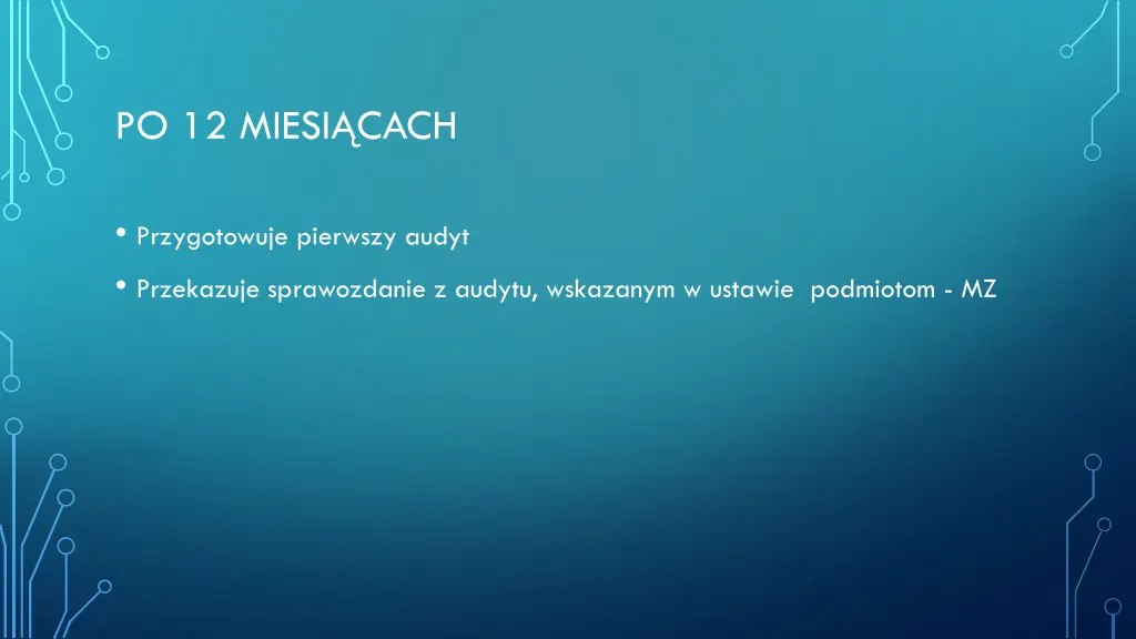 po 12 miesi cach