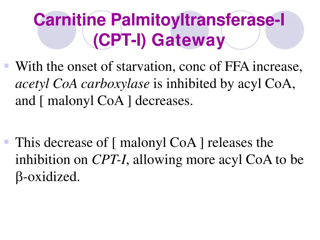 carnitine palmitoyltransferase i cpt i gateway 2