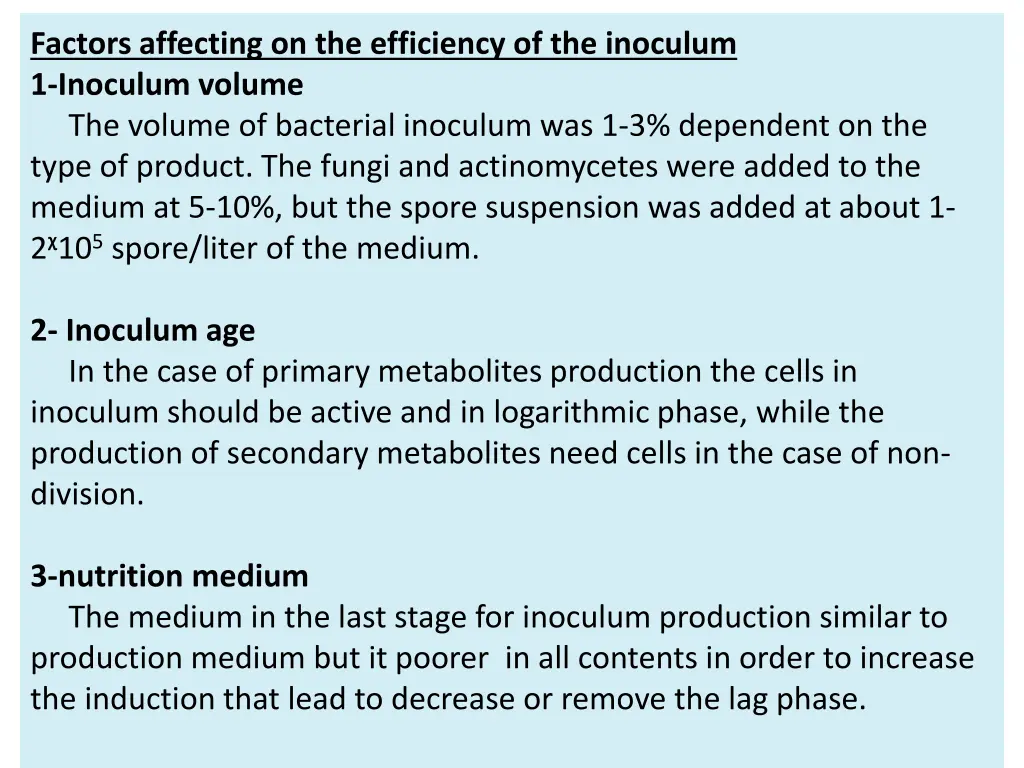 factors affecting on the efficiency