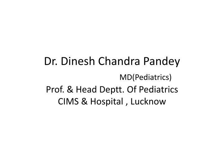 dr dinesh chandra pandey