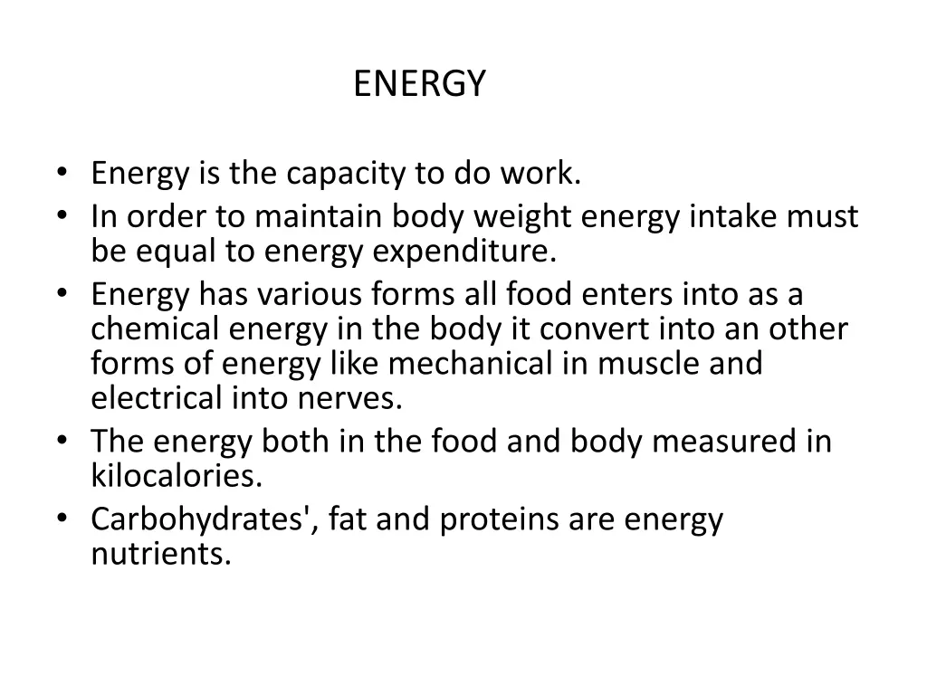 energy