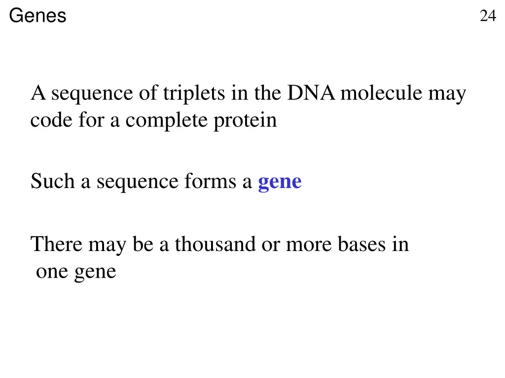genes
