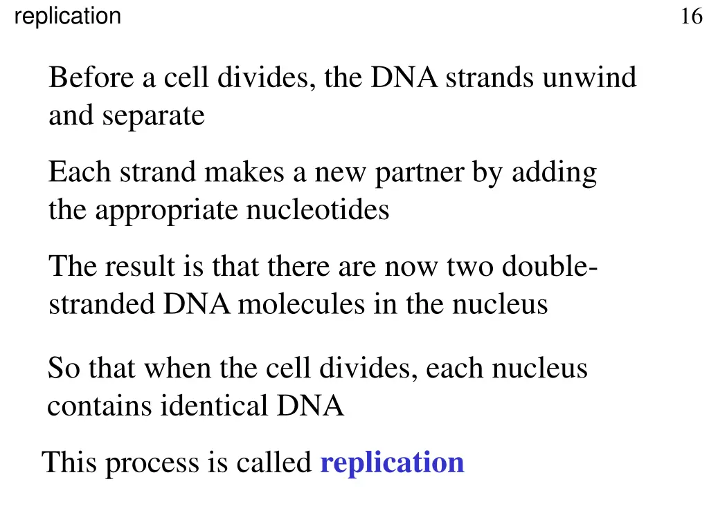 replication