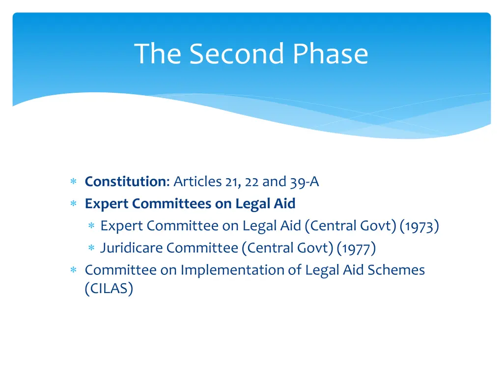 the second phase