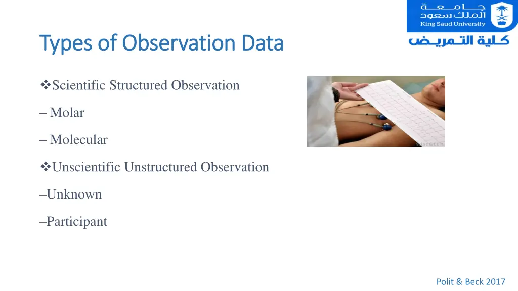 types of observation data types of observation