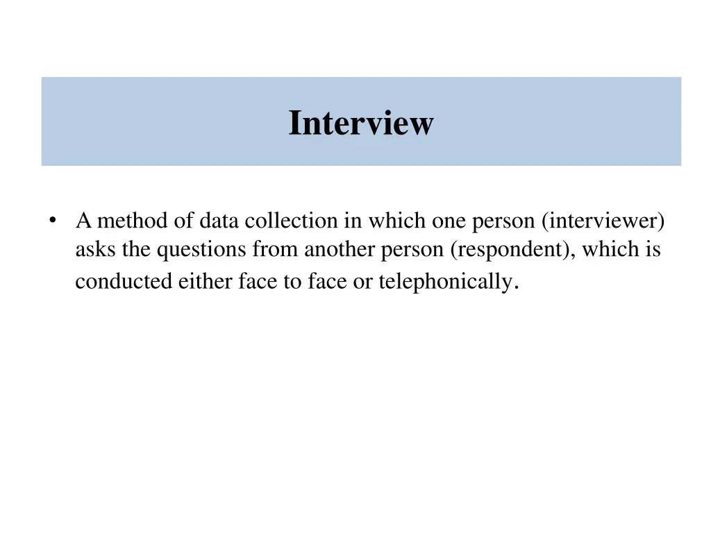 interview