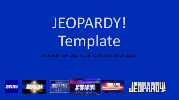 jeopardy template