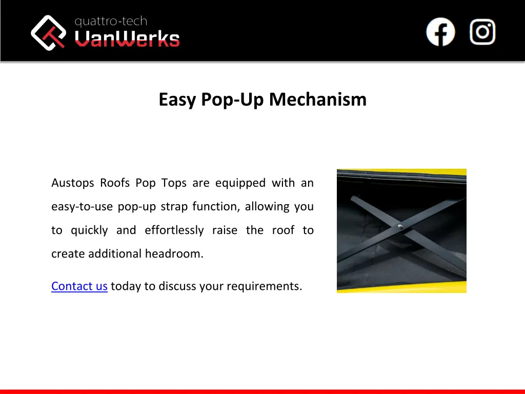 easy pop up mechanism