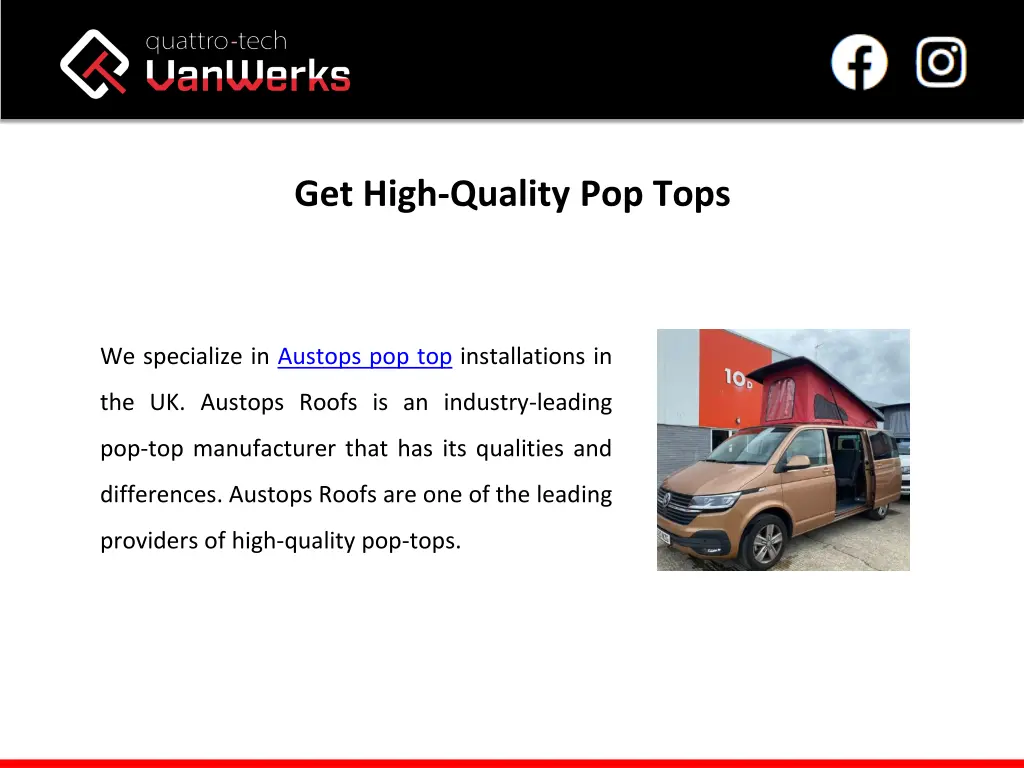 get high quality pop tops