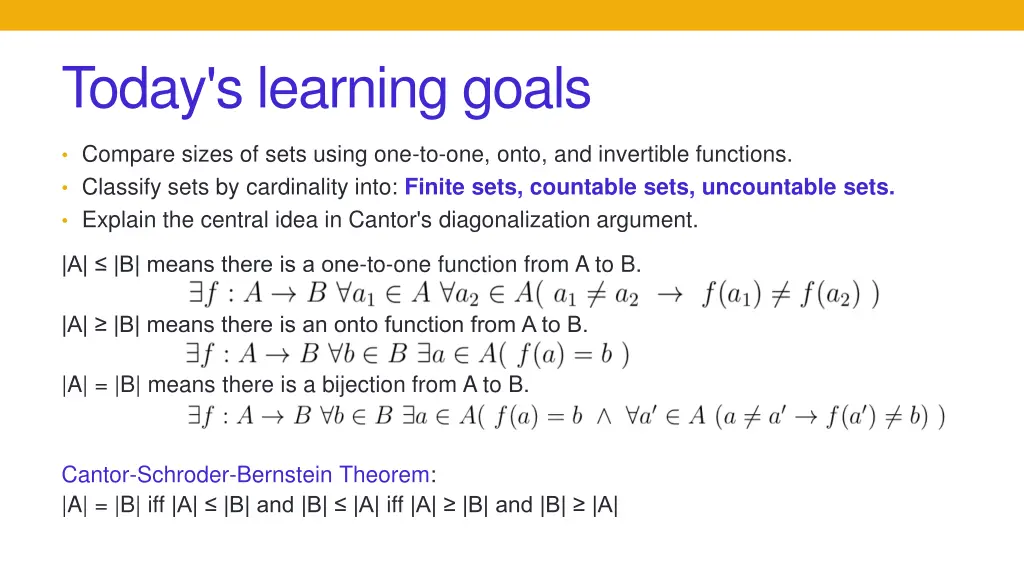 today s learning goals