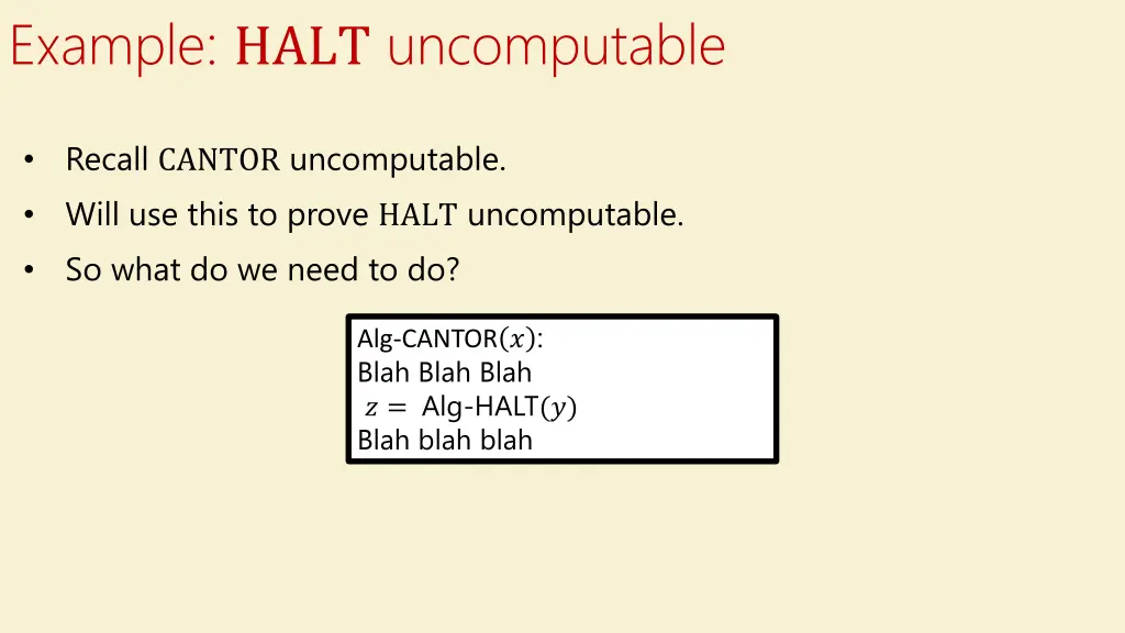 example halt uncomputable 1