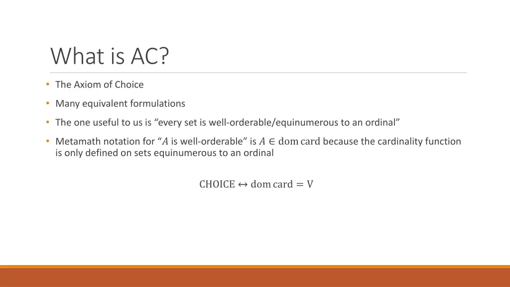 what is ac