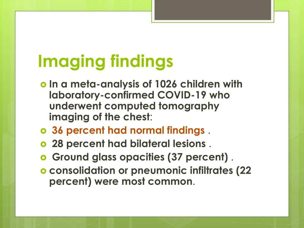 imaging findings