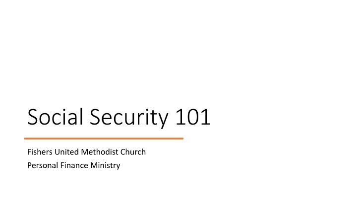 social security 101