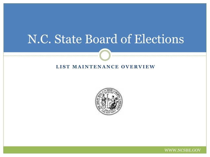 n c state board of elections