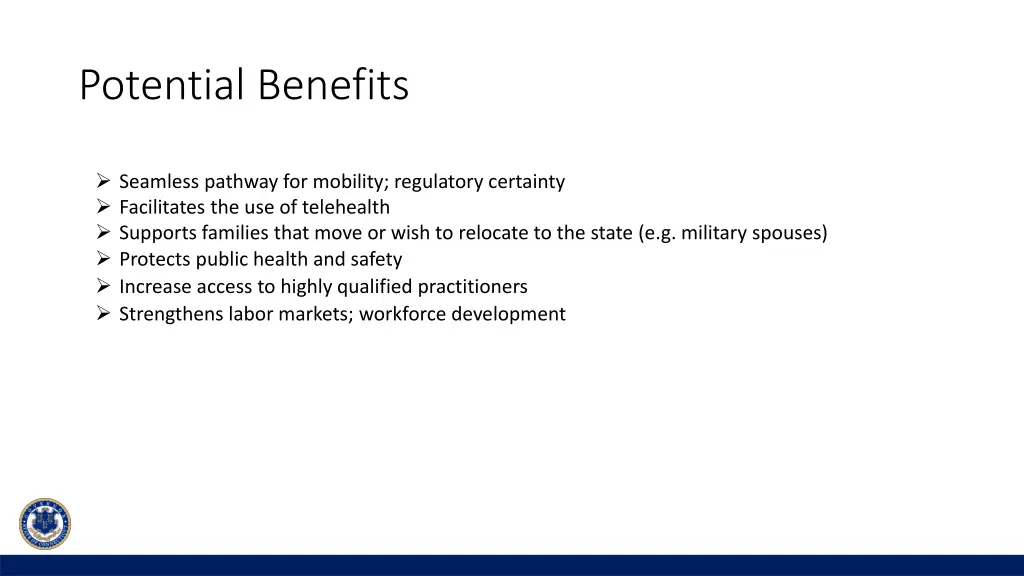 potential benefits