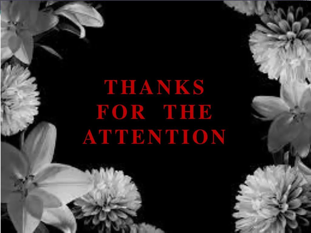 thanks for the attention