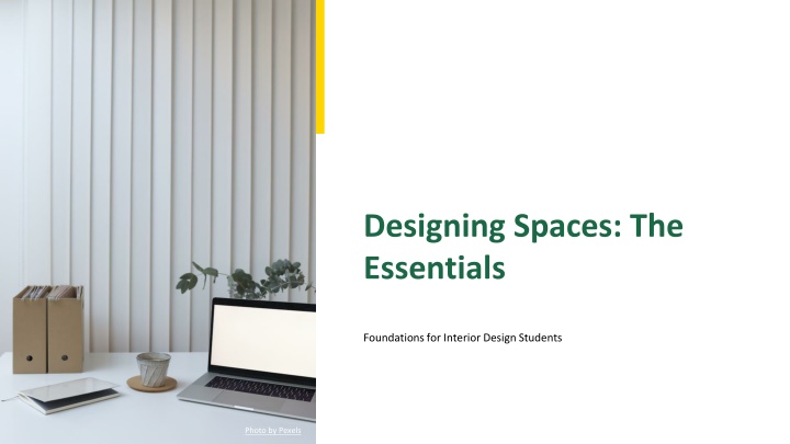 designing spaces the essentials