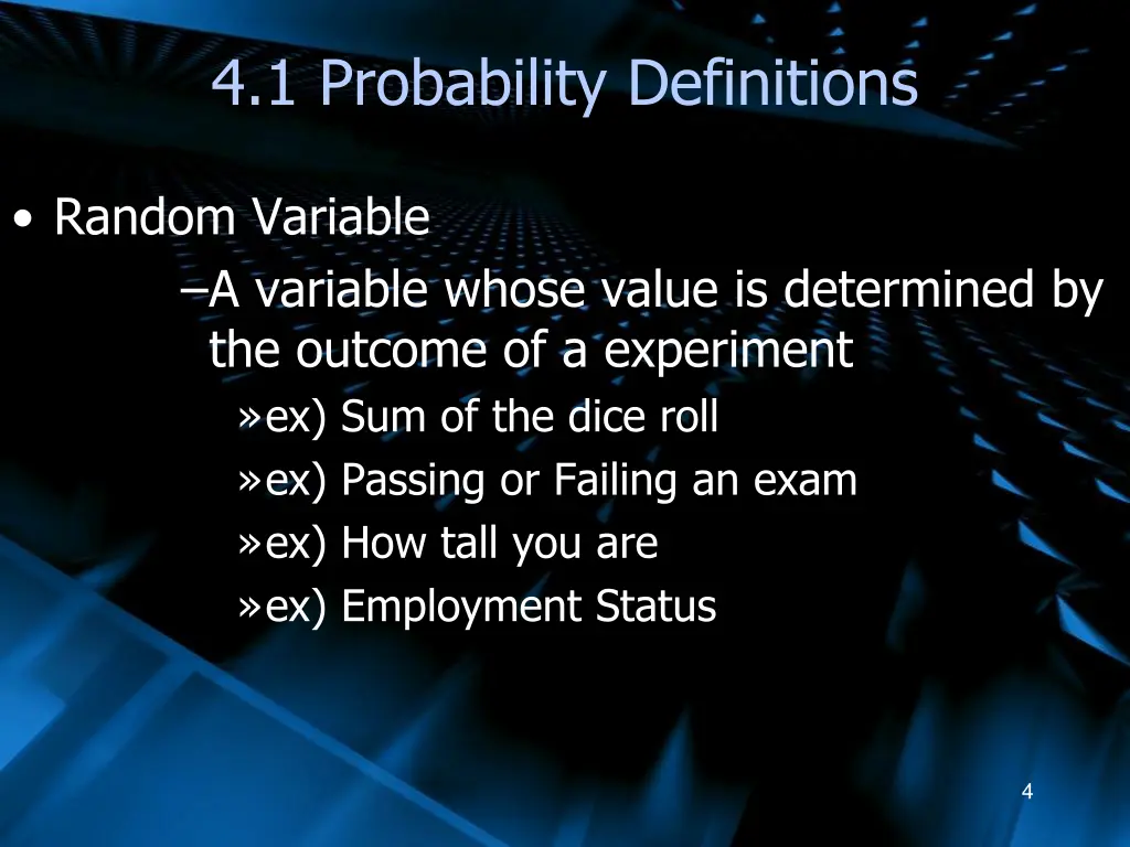 4 1 probability definitions