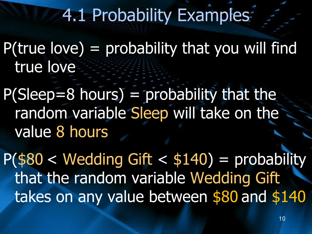 4 1 probability examples