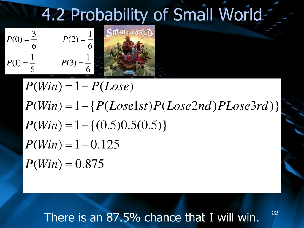 4 2 probability of small world 1