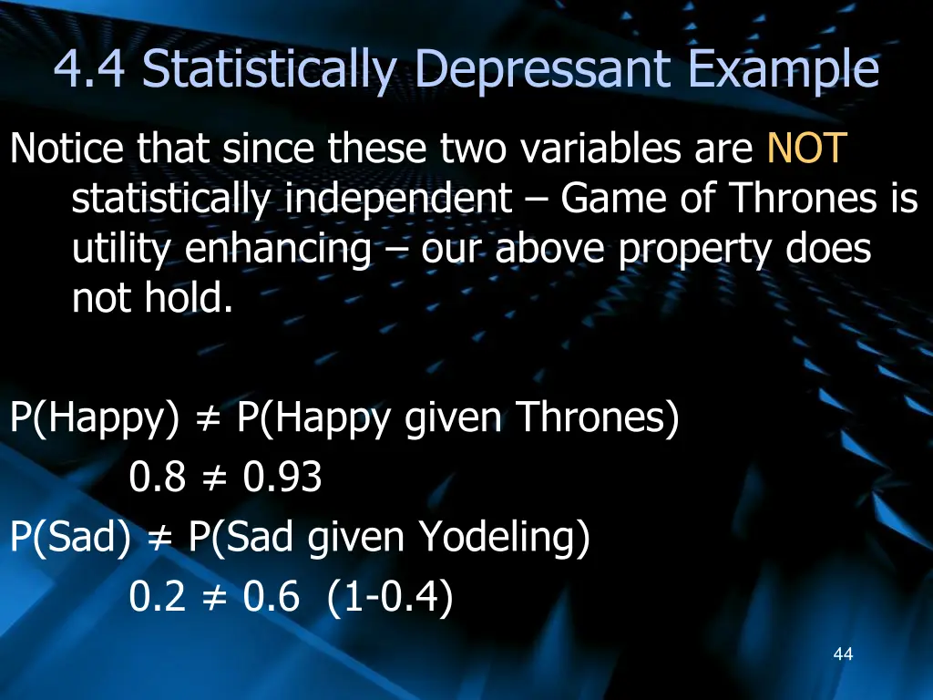4 4 statistically depressant example