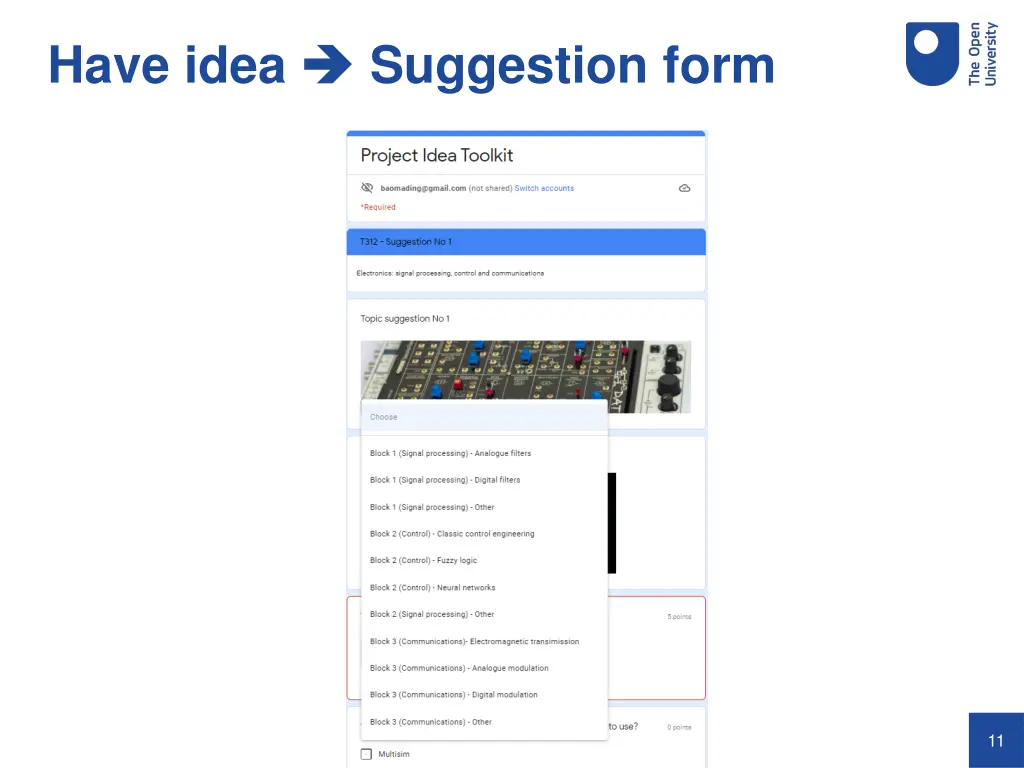 have idea