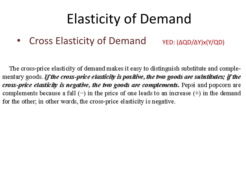 elasticity of demand 18