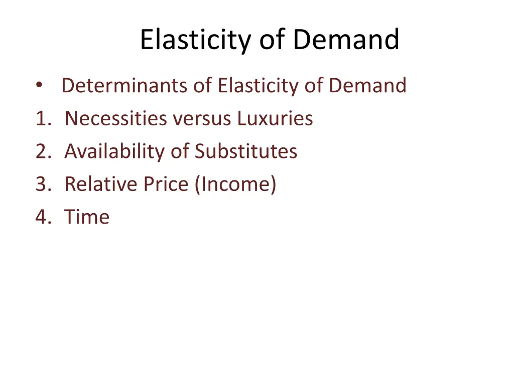 elasticity of demand 9