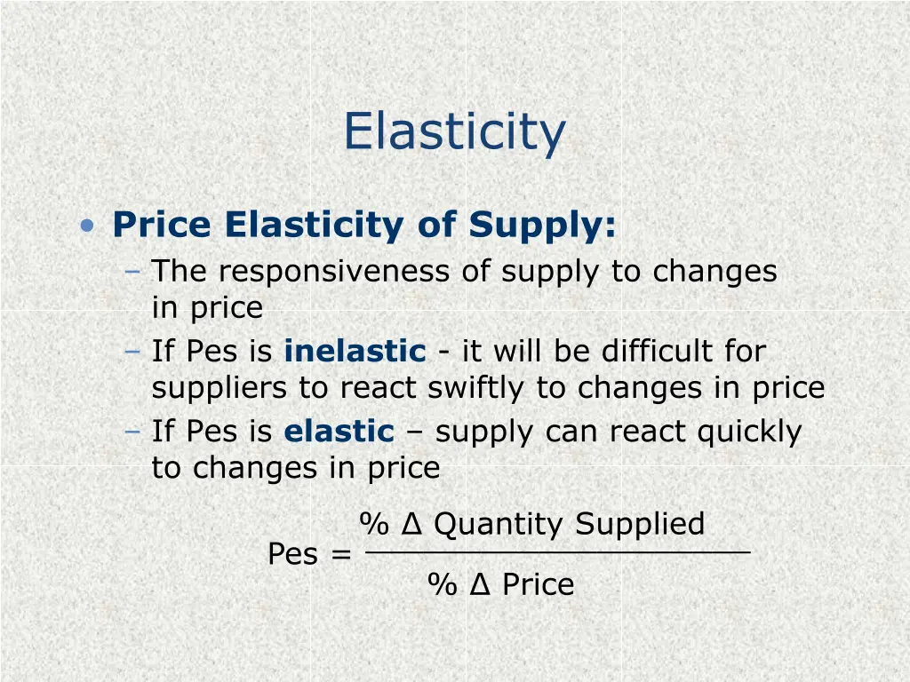 elasticity 14