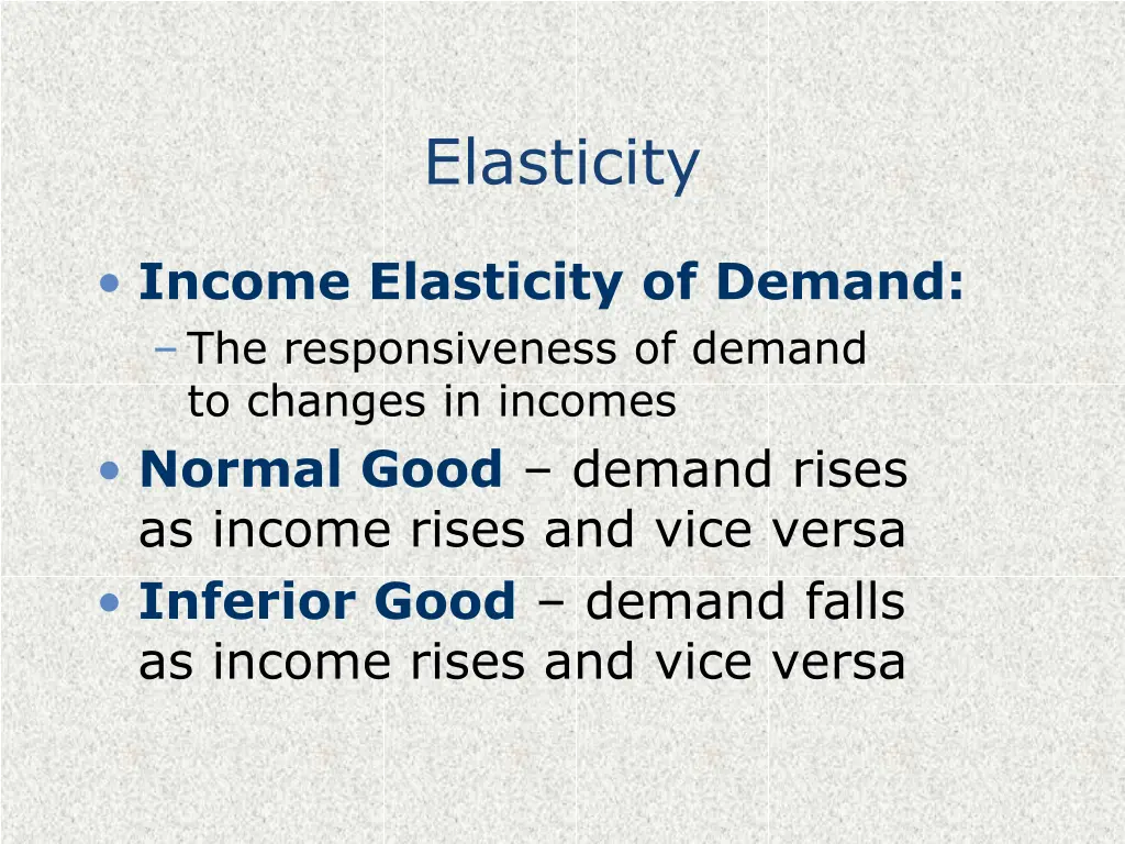 elasticity 9