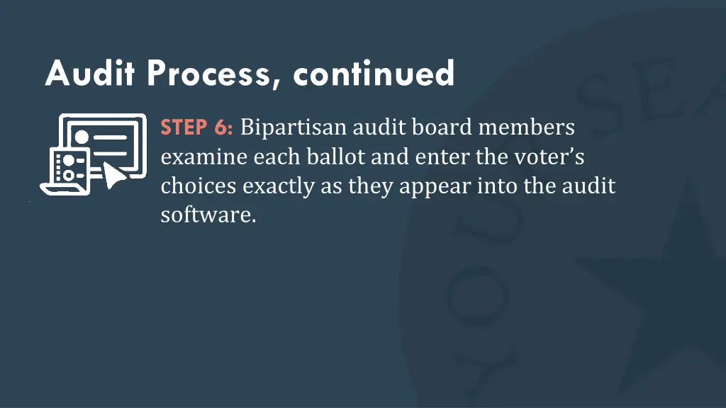 audit process continued 4