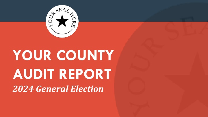 your county audit report 2024 general election