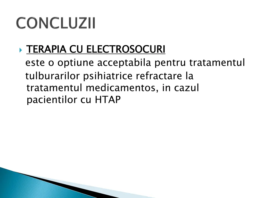 terapia cu electrosocuri este o optiune
