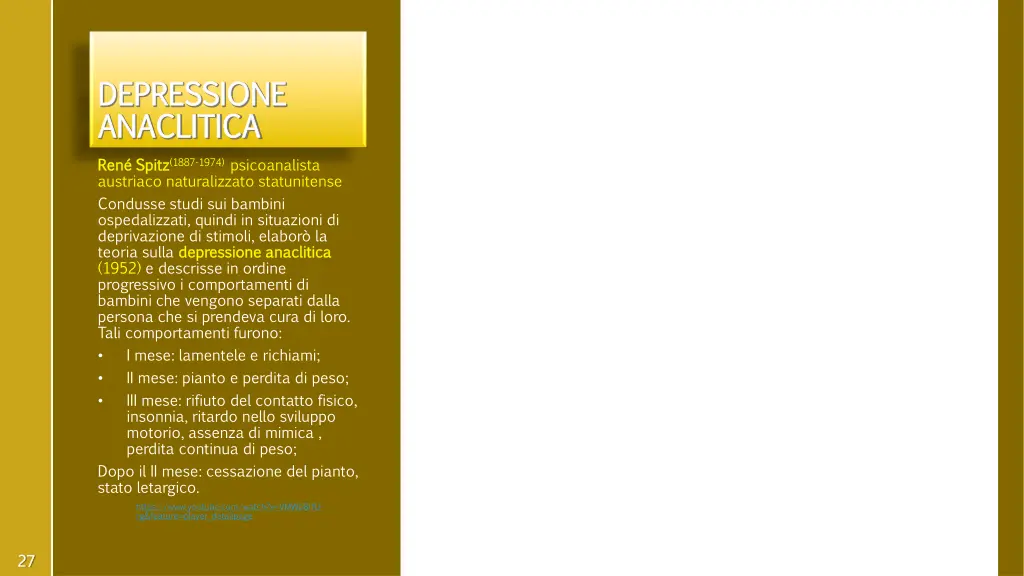 depressione anaclitica