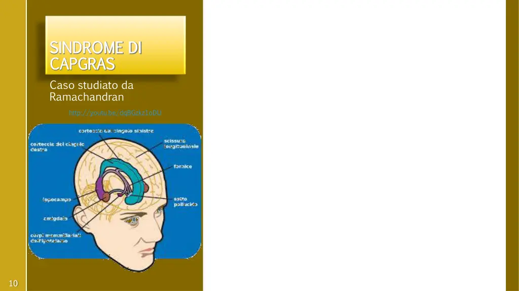sindrome di capgras caso studiato da ramachandran