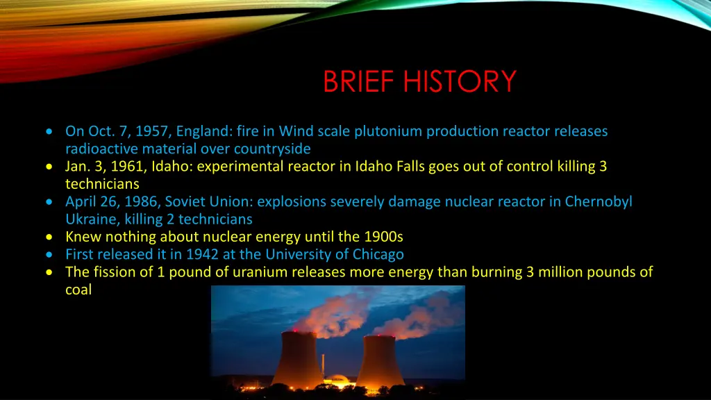 brief history