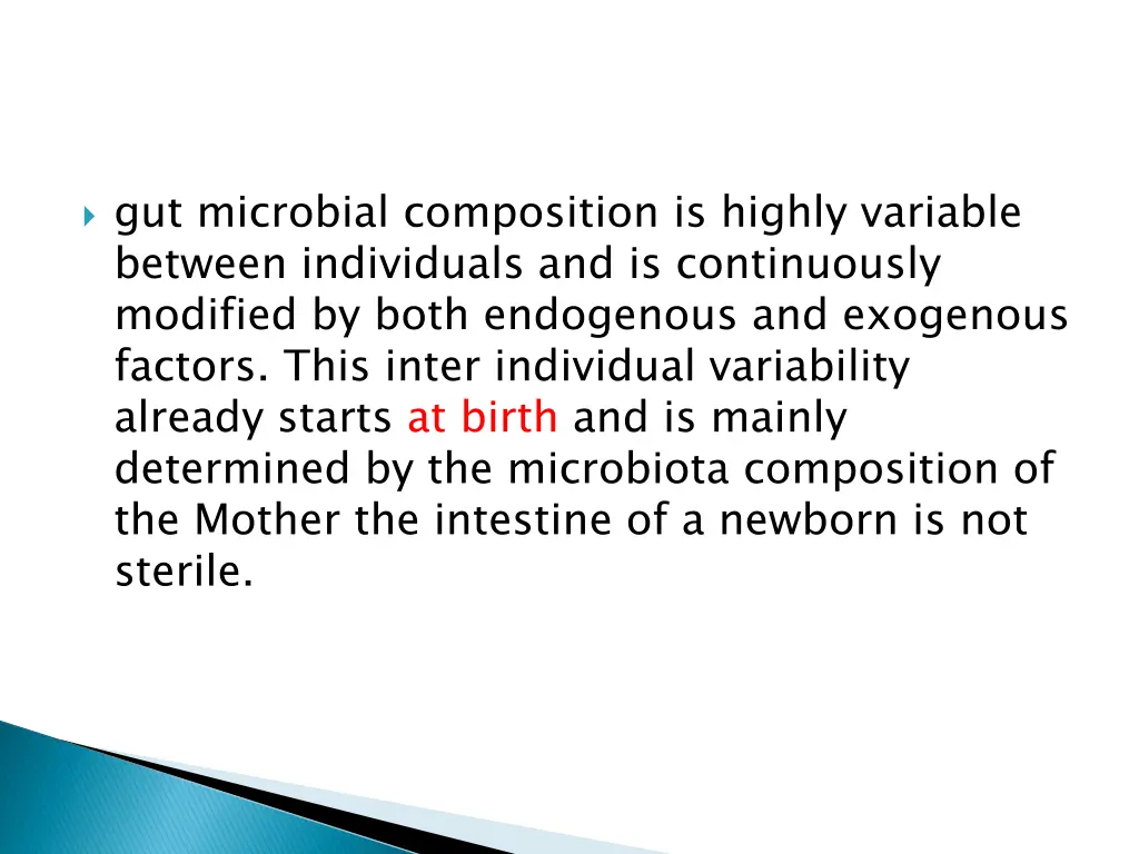 gut microbial composition is highly variable