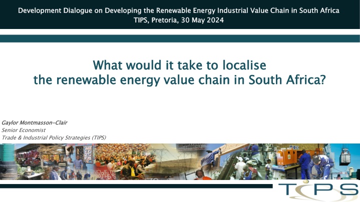 development dialogue on developing the renewable