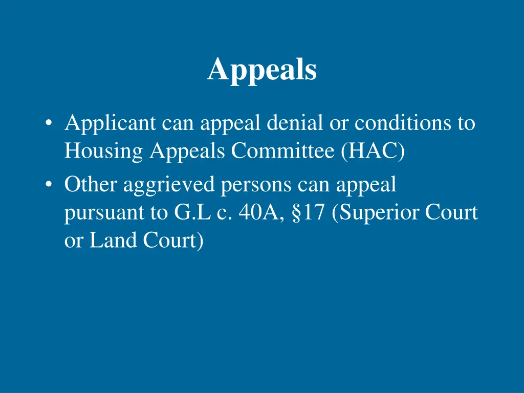 appeals