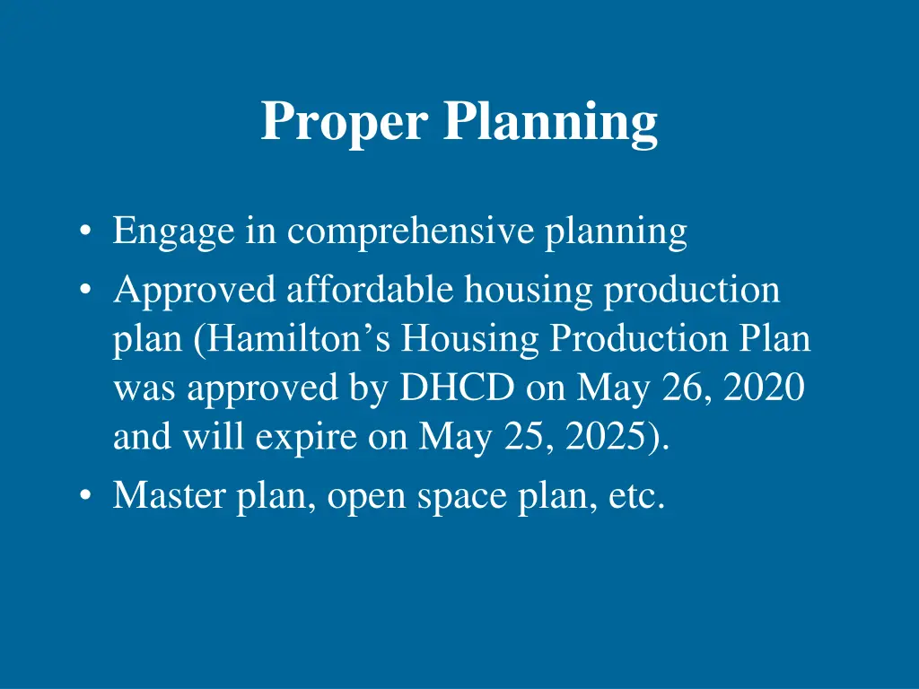 proper planning 1