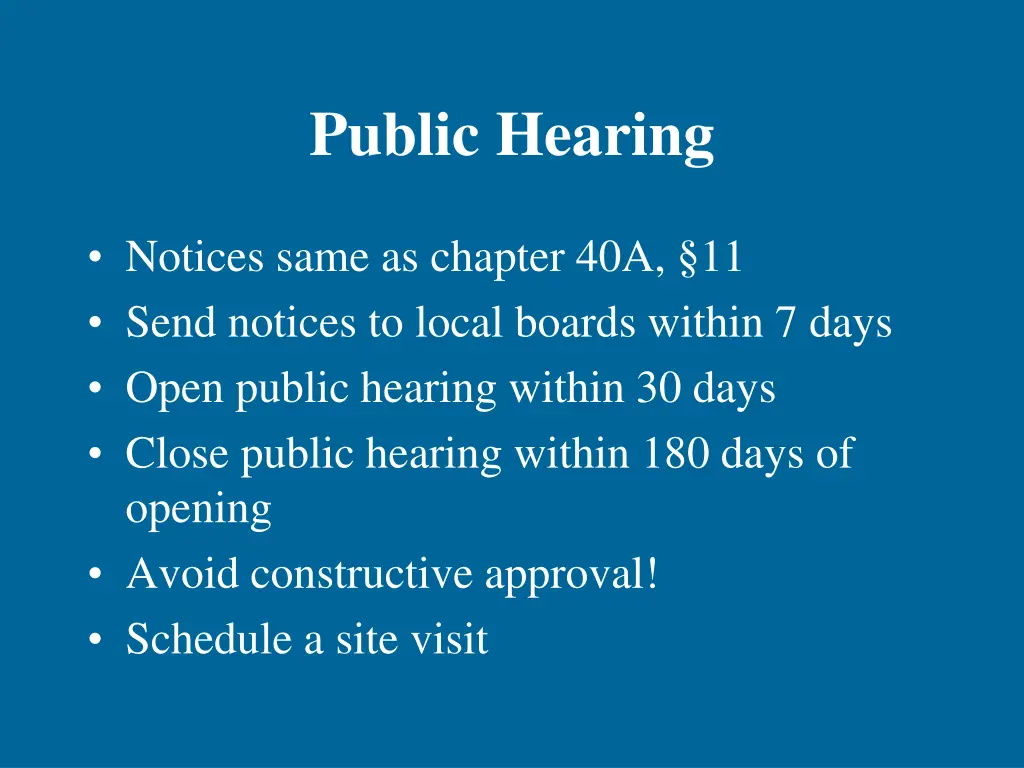public hearing