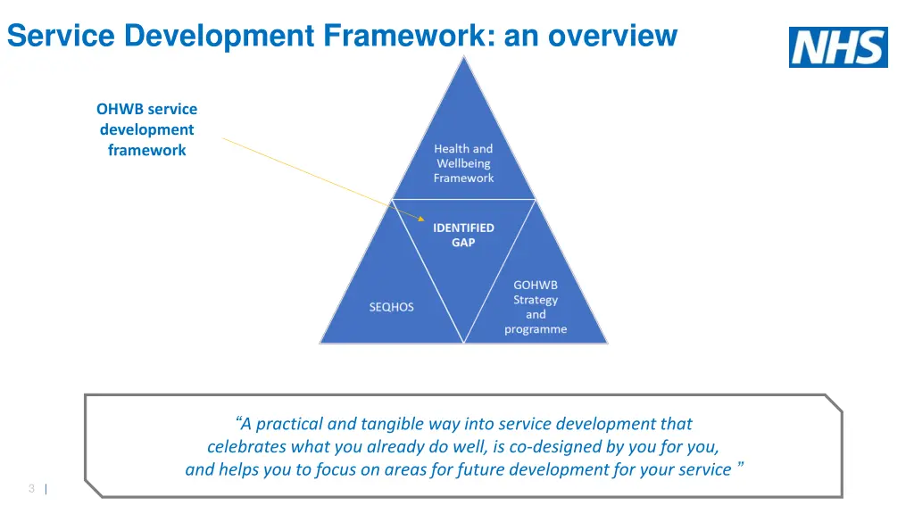 service development framework an overview