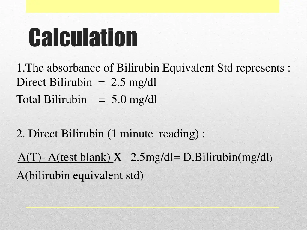 calculation
